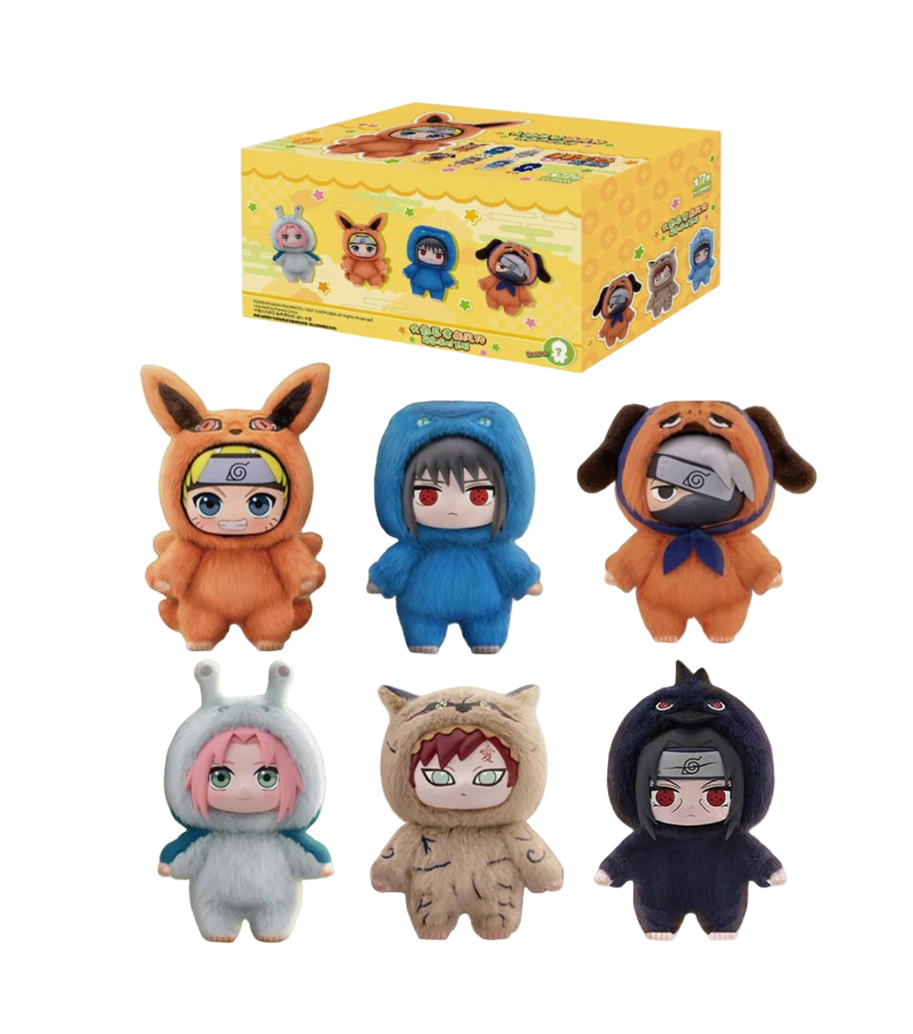Top Toy Naruto Beast Party Plush Pendant (Single Box)