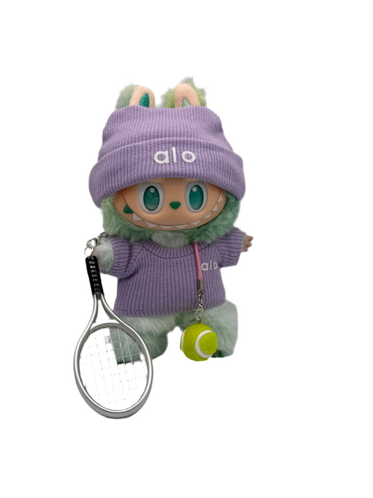 Tennis Purple Set (shirt / ball / racquet / hat)