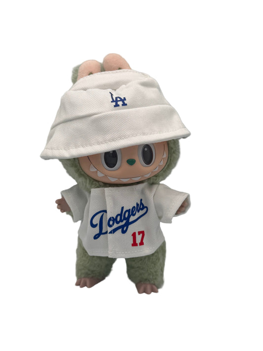 Ohtani White Dodgers Set (hat and jersey)